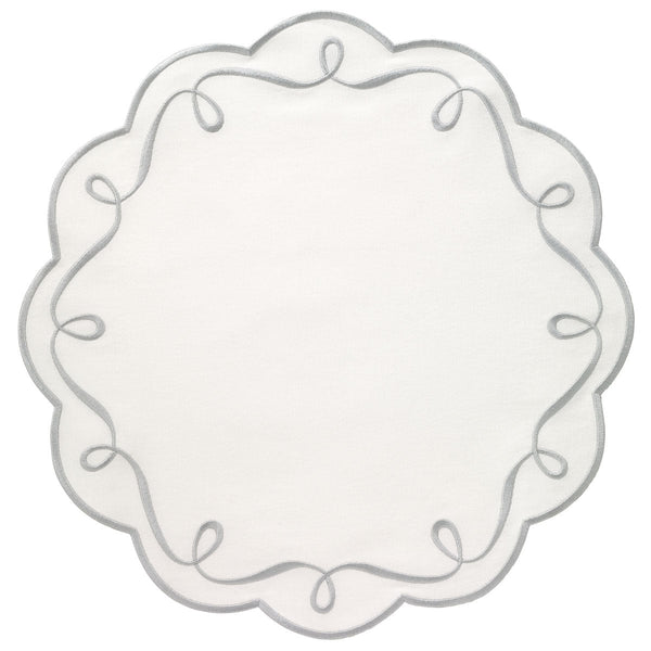 Load image into Gallery viewer, Bodrum Linens Ribbon Twirl - Easy Care Placemats - Set of 4