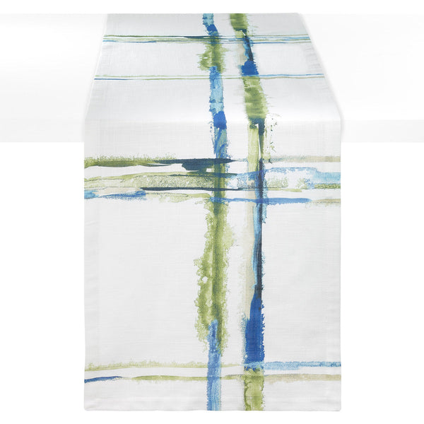 Load image into Gallery viewer, Bodrum Linens Abstract Grid - Tablecloths & Runners