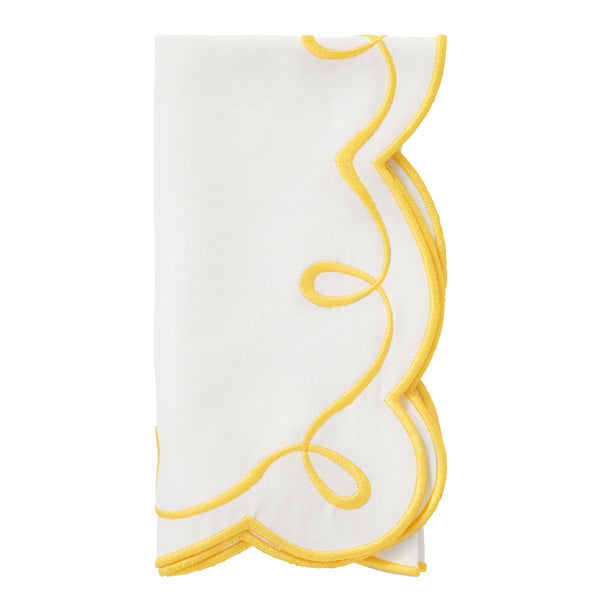 Load image into Gallery viewer, Bodrum Linens Ribbon Twirl - Linen Napkins - Set of 4