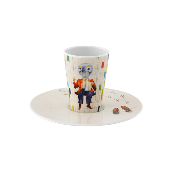 Load image into Gallery viewer, Vista Alegre Escape Goat Espresso Cup And Saucer Xxxvii