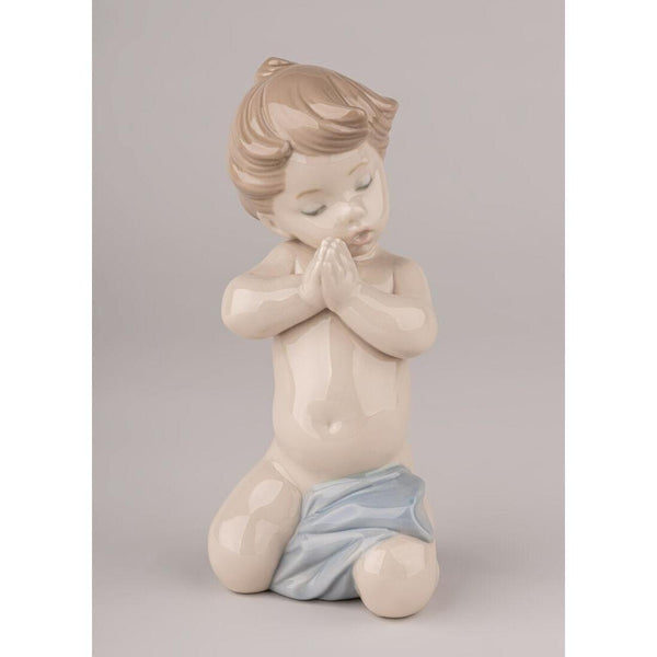 Load image into Gallery viewer, Lladro A Child's Prayer Boy Figurine