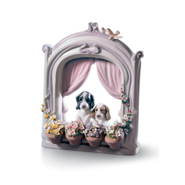 Load image into Gallery viewer, Lladro Please Come Home Dogs Figurine