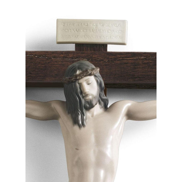 Load image into Gallery viewer, Lladro Our Saviour Crucifix Figurine Wall Art