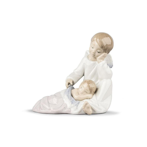 Load image into Gallery viewer, Lladro My Guardian Angel Pink Figurine