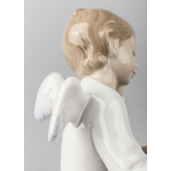 Load image into Gallery viewer, Lladro My Guardian Angel Pink Figurine