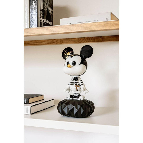 Load image into Gallery viewer, Lladro Mickey™ In Black and White Sculpture