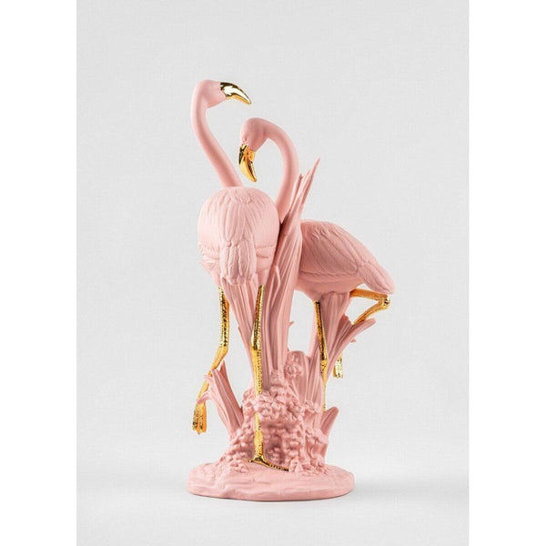 Load image into Gallery viewer, Lladro The Flamingos Sculpture - Pink