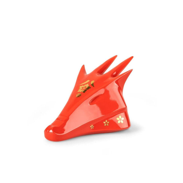 Load image into Gallery viewer, Lladro The Dragon Sculpture - Red - gold