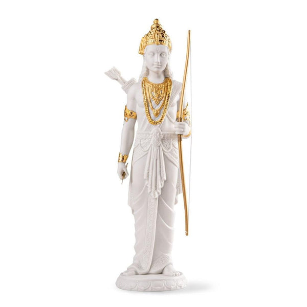 Load image into Gallery viewer, Lladro Lakshman Sculpture - Golden Luster