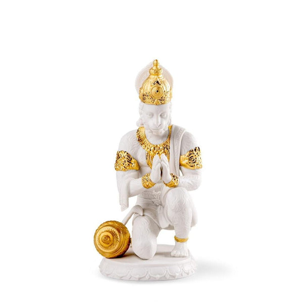 Load image into Gallery viewer, Lladro Hanuman Sculpture - Golden Luster