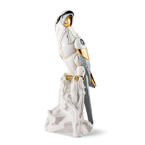 Load image into Gallery viewer, Lladro Macaw Bird Cyborg Sculpture