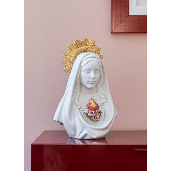 Load image into Gallery viewer, Lladro Immaculate Heart of Mary Sculpture