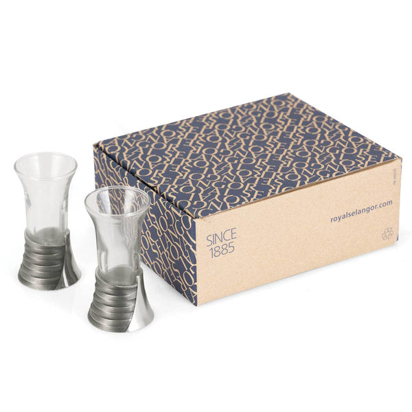 Load image into Gallery viewer, Royal Selangor Weave Shot Glass Pair