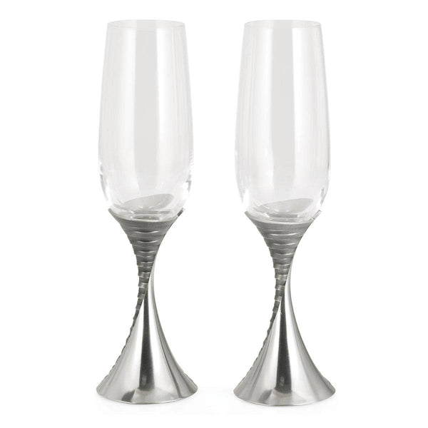 Load image into Gallery viewer, Royal Selangor Weave Champagne Flute Pair