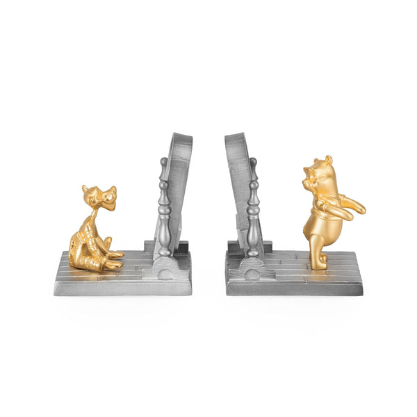 Load image into Gallery viewer, Royal Selangor Winnie The Pooh 100th Anniversary Limited Edition Gild Pooh & Tigger Bookend Pair