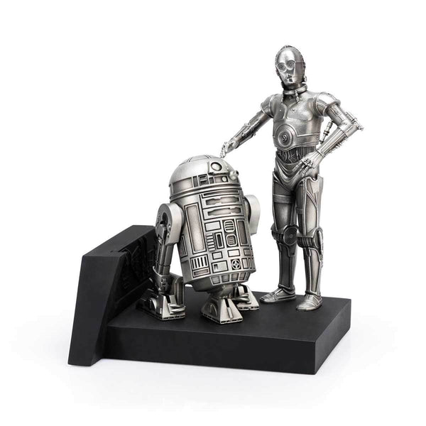 Load image into Gallery viewer, Royal Selangor C-3Po And R2-D2 Endor Figurine