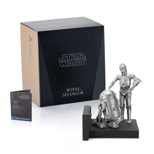 Load image into Gallery viewer, Royal Selangor C-3Po And R2-D2 Endor Figurine