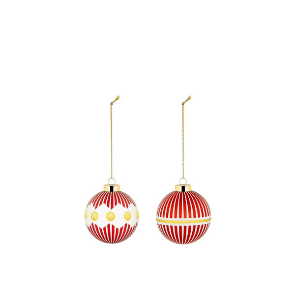 Load image into Gallery viewer, Alessi Delight, 2 Christmas Baubles - Set 1