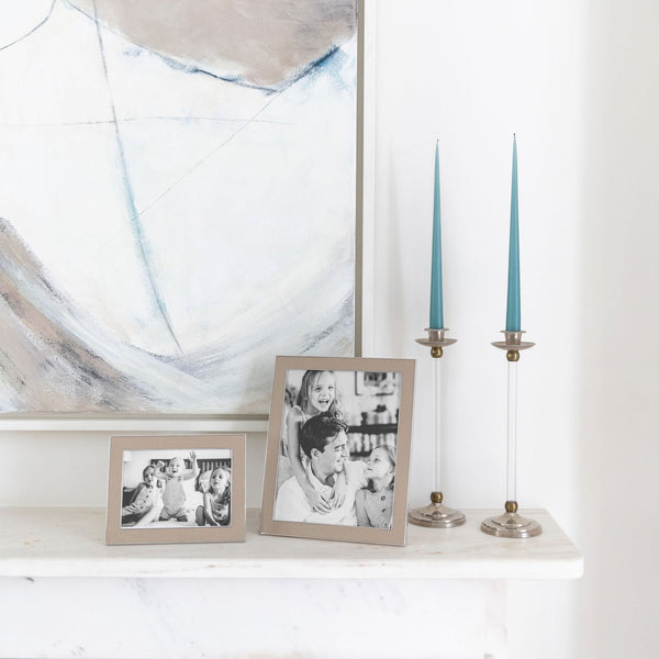 Load image into Gallery viewer, Addison Ross Sand Shagreen & Silver Frame - 4 x 6 in