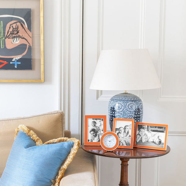 Load image into Gallery viewer, Addison Ross Orange & Silver Alarm Clock