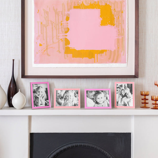 Load image into Gallery viewer, Addison Ross Coral Enamel & Silver Frame - 5 x 7 in