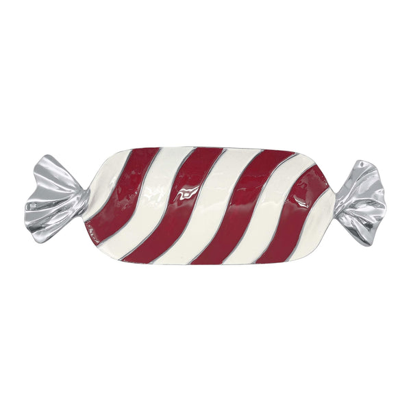 Load image into Gallery viewer, Mariposa Red and White Candy Dish