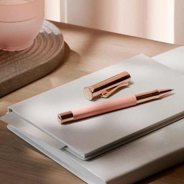 Load image into Gallery viewer, Graf von Faber-Castell Guilloche Rose Blush, Rollerball Pen