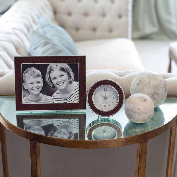 Load image into Gallery viewer, Addison Ross Coffee Snake & Silver Frame - 4 x 6 in