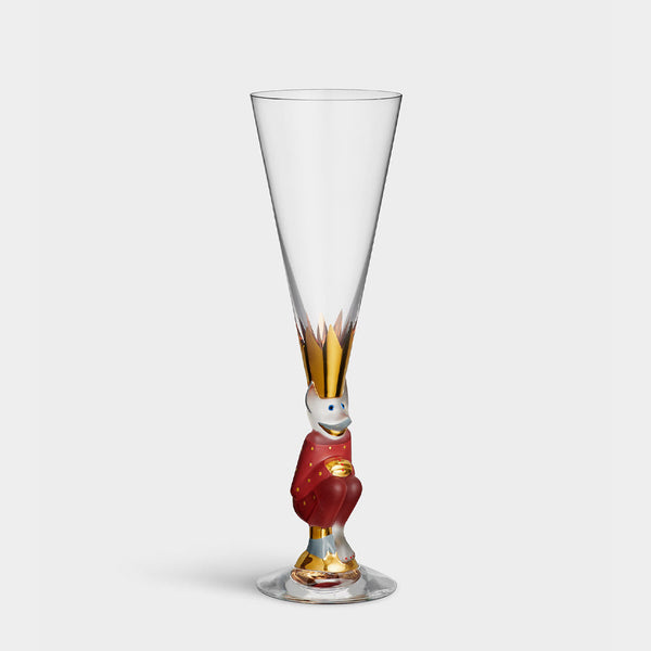 Load image into Gallery viewer, Orrefors Sparkling Devil Champagne Red