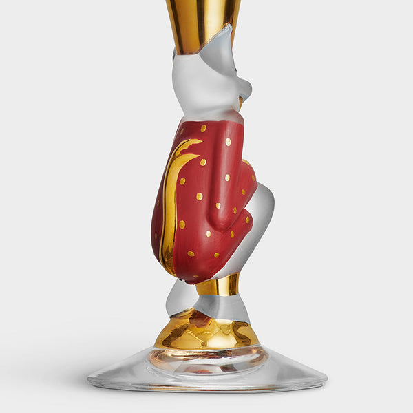 Load image into Gallery viewer, Orrefors Sparkling Devil Champagne Red