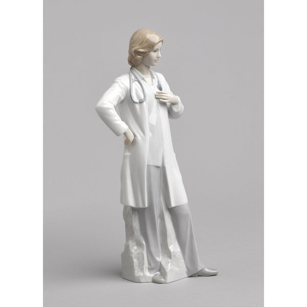 Load image into Gallery viewer, Lladro Female Doctor Figurine