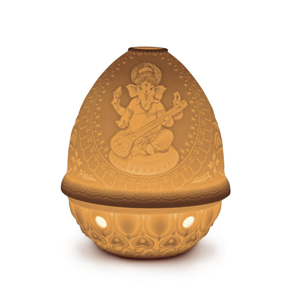 Load image into Gallery viewer, Lladro Veena Ganesha Lithophane - Votive
