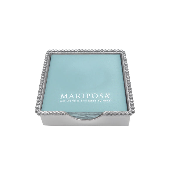 Load image into Gallery viewer, Mariposa Beaded Cocktail Napkin Box with Insert