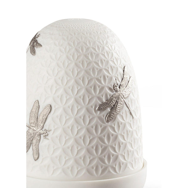 Load image into Gallery viewer, Lladro Dragonflies Dome Table Lamp