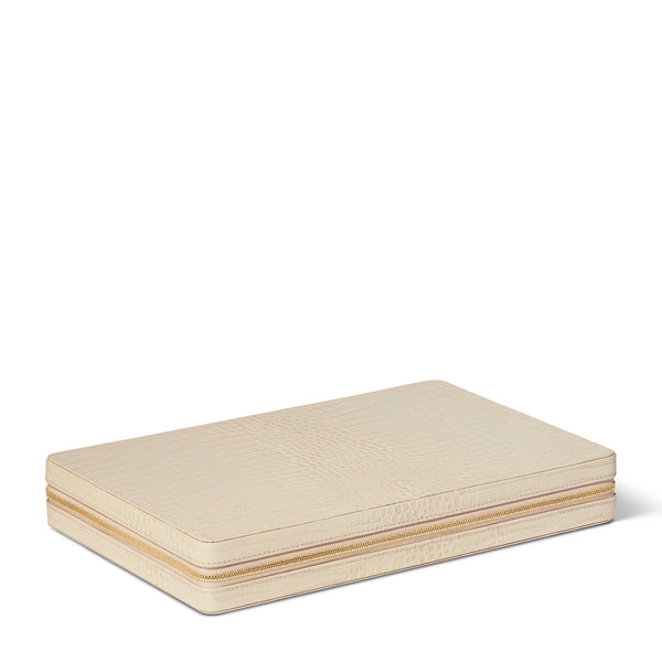 Load image into Gallery viewer, AERIN Enzo Travel Backgammon, Fawn