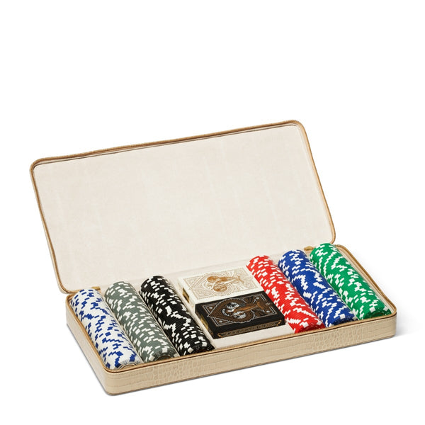Load image into Gallery viewer, AERIN Enzo Travel Poker Set