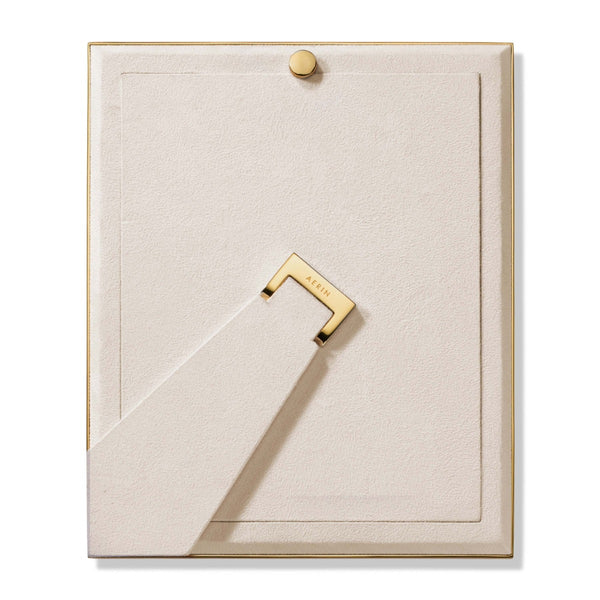 Load image into Gallery viewer, AERIN Classic Croc Leather Frame, Chestnut, 8x10