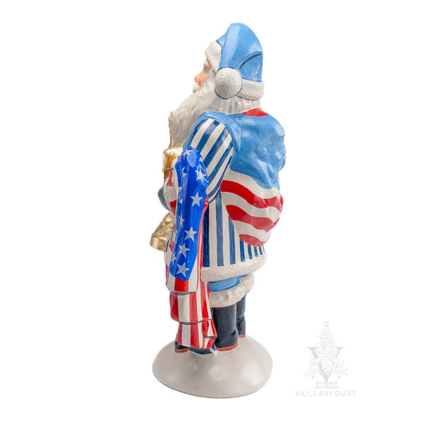 Load image into Gallery viewer, Vaillancourt Folk Art - Founding Freedoms Santa - Chalkware Figurine