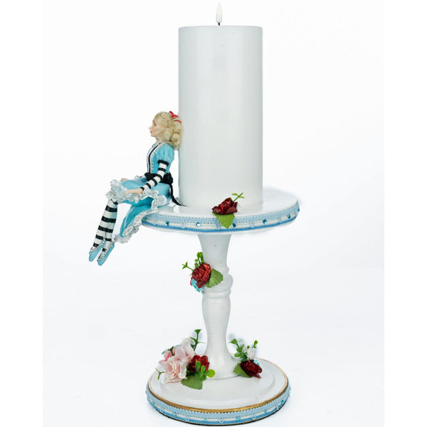 Load image into Gallery viewer, Katherine's Collection Tiny Alice Pillar Candle – Pastel