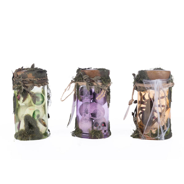Load image into Gallery viewer, Katherine's Collection Broomstick Acres Potion Jars, Assortment of 3