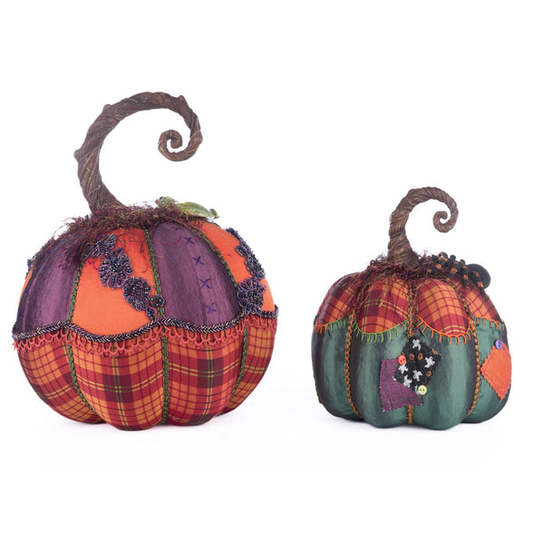 Load image into Gallery viewer, Katherine's Collection Broomstick Acres Pumpkins Set Of 2