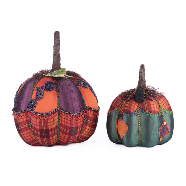 Load image into Gallery viewer, Katherine's Collection Broomstick Acres Pumpkins Set Of 2