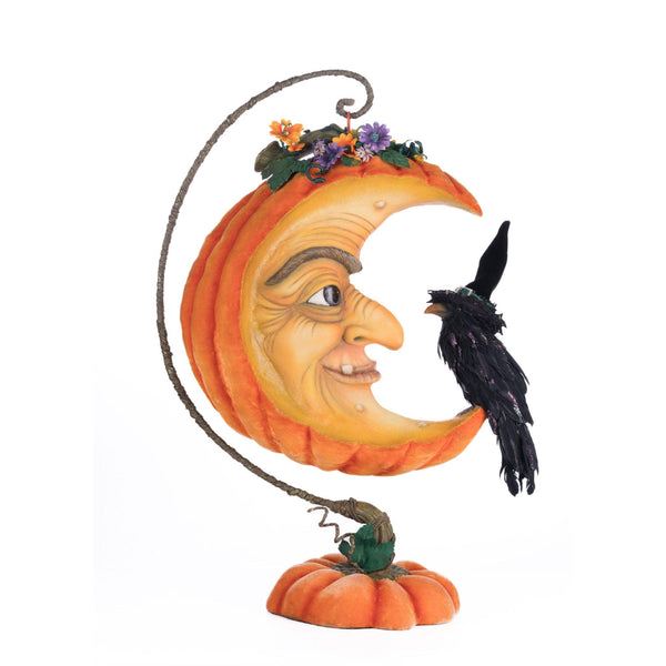 Load image into Gallery viewer, Katherine's Collection Pumpkin Moon Witch Wall Piece or Tabletop