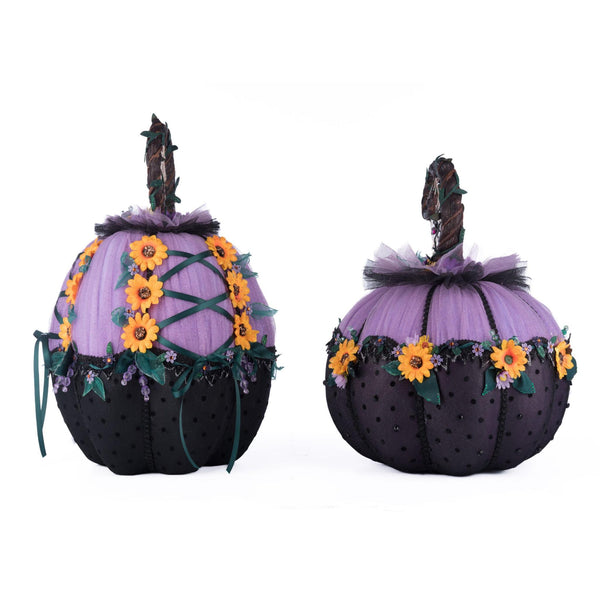 Load image into Gallery viewer, Katherine's Collection Jacks and Cats Pumpkins Set Of 2