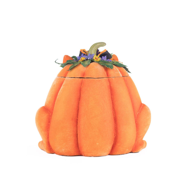Load image into Gallery viewer, Katherine's Collection Jackie The Kitty Cat Pumpkin Candy Container