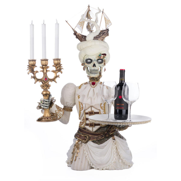 Load image into Gallery viewer, Katherine's Collection Lady Adelaid Apparition With Candelabra And Tray