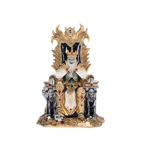 Load image into Gallery viewer, Katherine's Collection Captain Skully Swashbuckler Pirate King In Chair