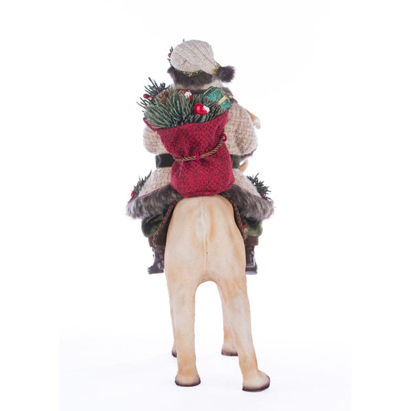 Load image into Gallery viewer, Katherine's Collection Santa Riding Caribou
