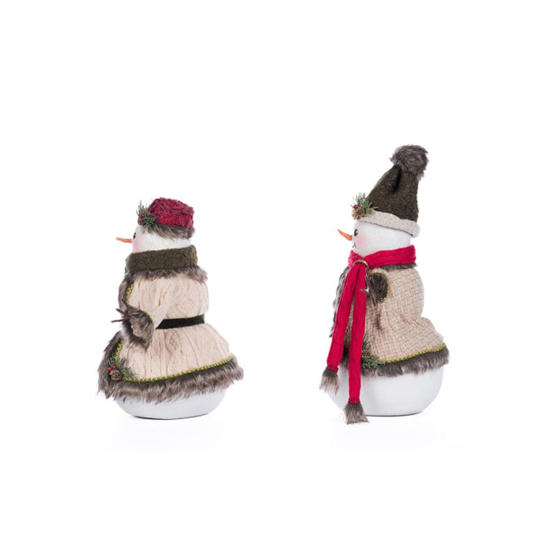 Load image into Gallery viewer, Katherine's Collection Mr. And Mrs. North Country Snowman Assortment of 2