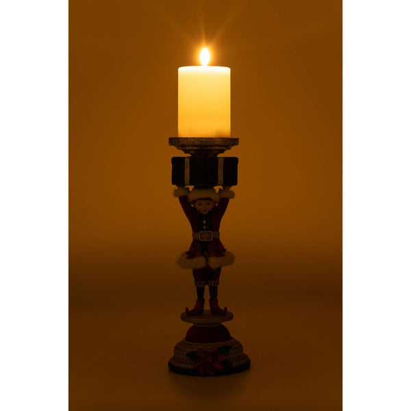 Load image into Gallery viewer, Katherine's Collection Holiday Magic Elf Candlestick